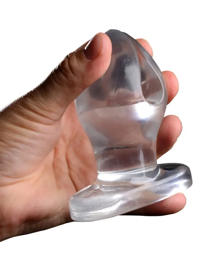 Anchored Clear Anal Plug