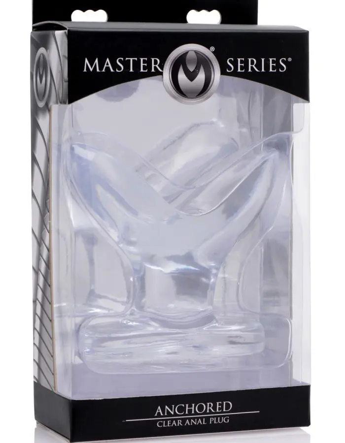 Anchored Clear Anal Plug