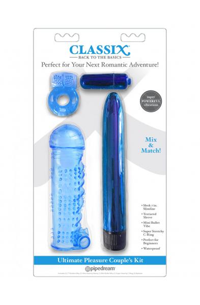 Classix Ultimate Pleasure Couples Kit - Blue