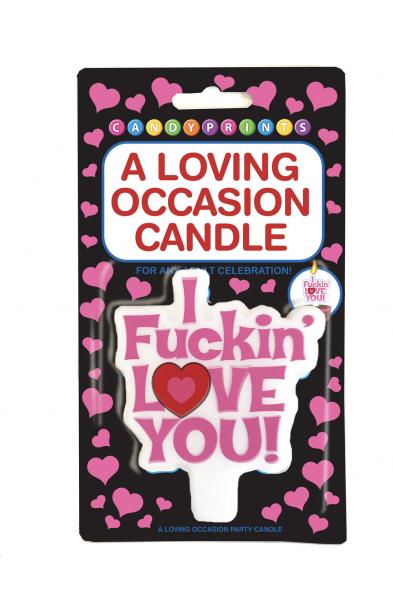 I F*Ckin Love You Candle