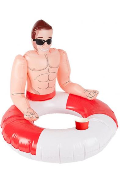 Inflatabale Lifeguard Hunk Swim Ring