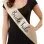 Deluxe Glitter Bride Tribe Sash - Gold and Black