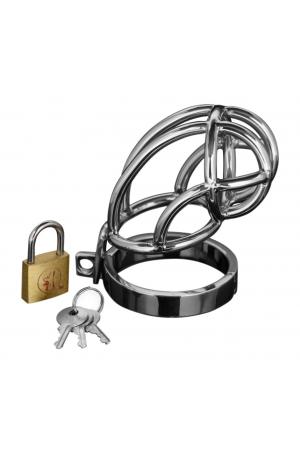 Captus Locking Stainless Steel Chastity Cage