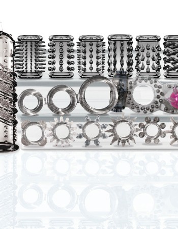 The 9's Try-Curious Cock Ring and Sleeve Set