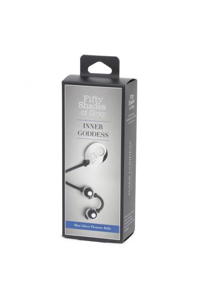 Fifty Shades of Grey Inner Goddess Mini Silver Pleasure Balls 3oz