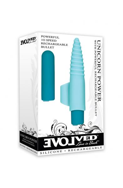 Unicorn Power Bullet Vibrator With Finger Sleeve