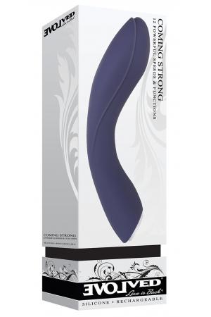 Coming Strong Powerful Blue Vibrator