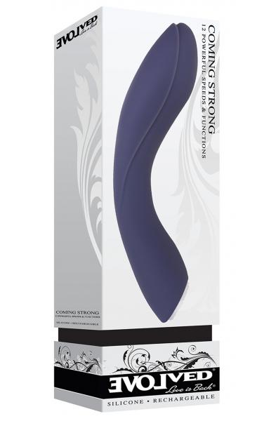 Coming Strong Powerful Blue Vibrator