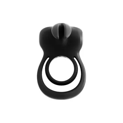 Thunder Bunny Rechargeable Dual Ring - Black Pearl