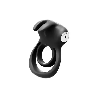 Thunder Bunny Rechargeable Dual Ring - Black Pearl