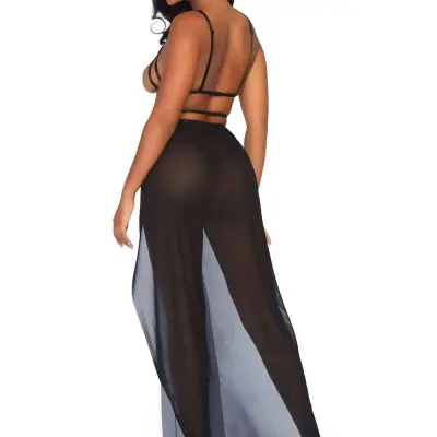 Maxi Dress Set - Black - S/m