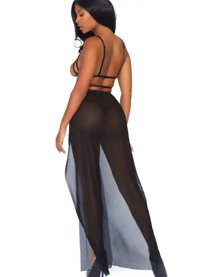 Maxi Dress Set - Black - S/m