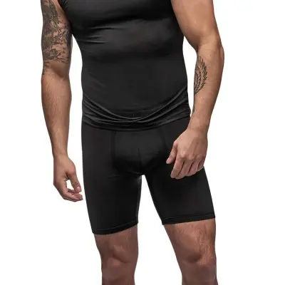 Black Nite Hoodie Tank - Black - Medium