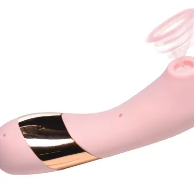 Shegasm Tickle Tickling Clit Stimulator With Suction - Pink