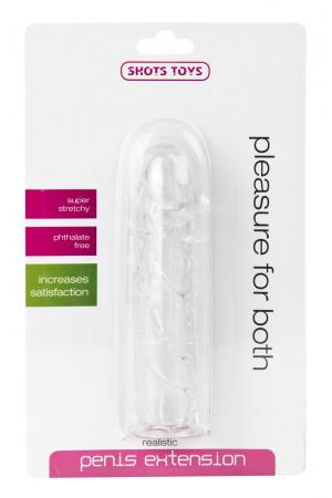 Realistic Spiky Penis Extension - Transparent