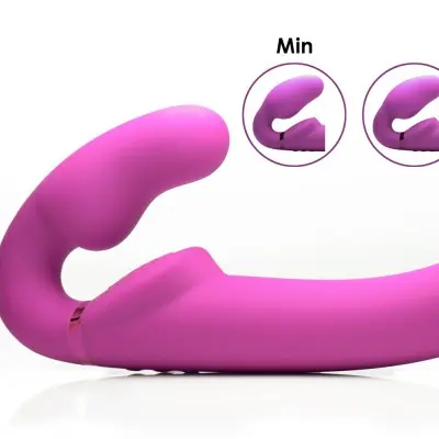 World's 1st Remote Control Inflatable Ergo-Fit Strapless Strap-On