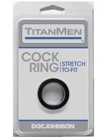 Titanmen Cock Ring - Black