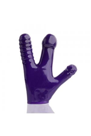 Claw Textured Glove - Eggplant