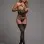 Black Magic Open Bra and Crotchless G-String - Black - S/m