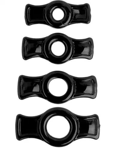 Titanmen Cock Ring Set - Black