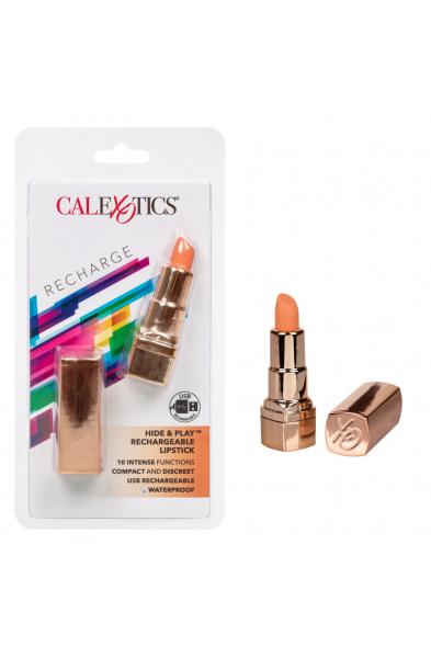 Hide and Play Rechargeable Lipstick - Coral