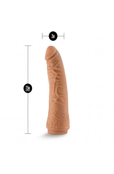 Lock on - 7.5 Inch Realistic Lock on Dildo - Mocha