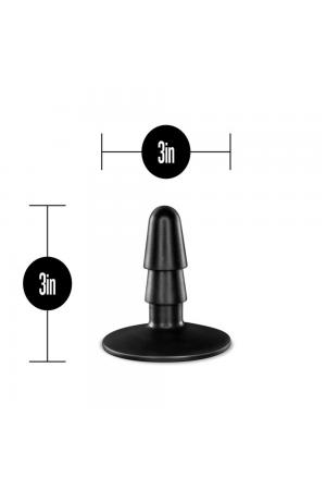 Lock on - Adapter With Suction Cup - Black