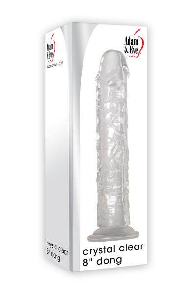 Crystal Clear 8 Inch Dong