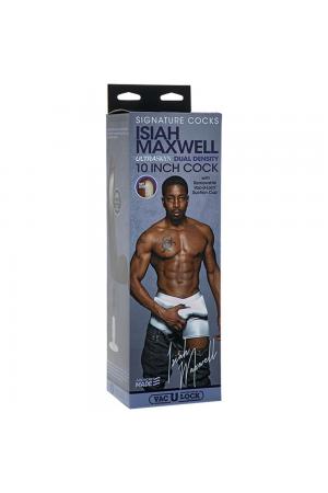 Signature Cocks - Isiah Maxwell - 10 Inch  Ultraskyn Cock With Removable Vac-U-Lock Suction  Cup