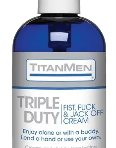 Titanmen Triple Duty Fist, Fuck and Jack Off Cream - Bulk - 8 Fl. Oz.