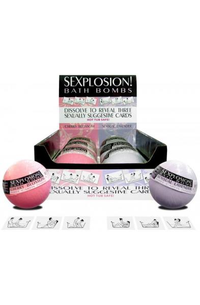 Sexplosion! Bath Bombs - Display - 6 Count