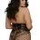 Open Cup Bodystocking - Queen Size - Black