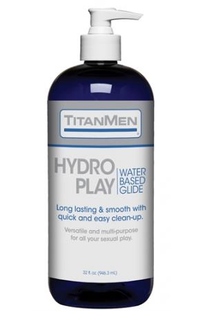 Titanmen Hydro Play Water Based Glide - Bulk - 32  Fl. Oz.