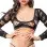 Wild Design Mesh Crotchless Leggings - One Size - Black