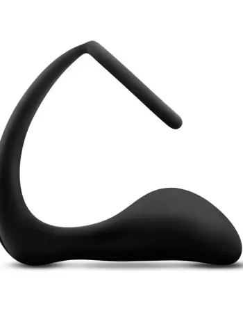 Anal Adventures - Platinum - Cock Ring Plug - Black