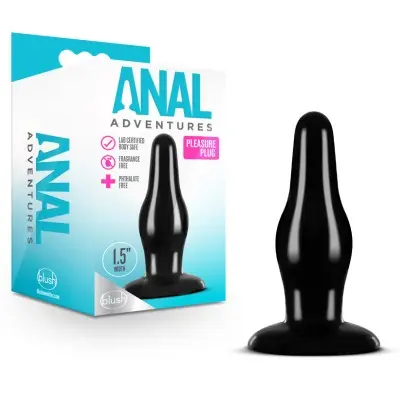 Anal Adventures - Pleasure Plug - Black