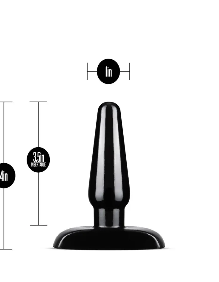 Anal Adventures - Basic Plug Kit - Black