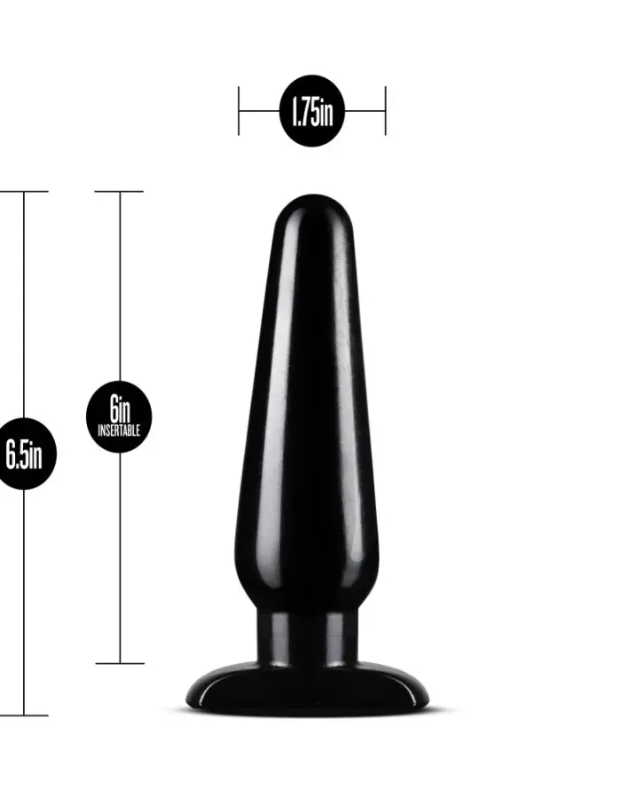 Anal Adventures - Basic Plug Kit - Black
