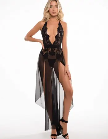 Freya Le Reve Nightdress - Black - L/xl