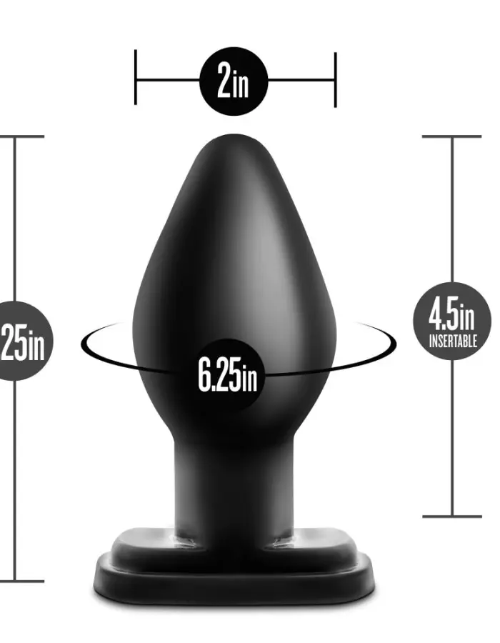 Anal Adventures - XL Plug - Black