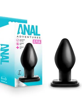 Anal Adventures - XL Plug - Black