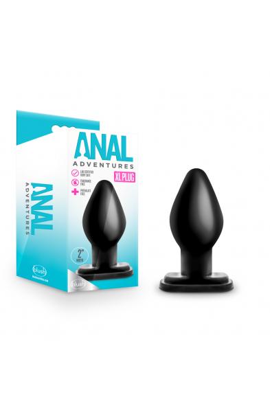 Anal Adventures - XL Plug - Black