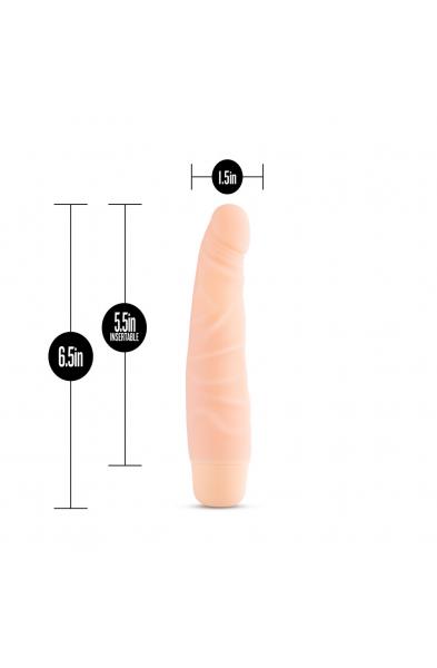 Silicone Willy's - Slim - 6.25 Inch Vibrating - Vanilla