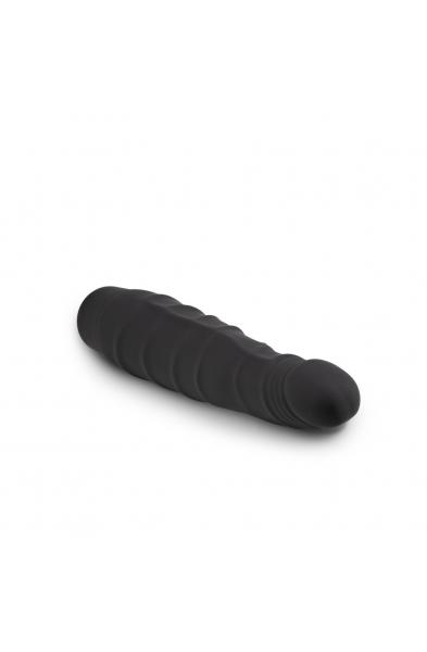 Silicone Willy's - Slim - 6.5 Inch Vibrating Dildo - Black