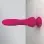 Threesome Wall Banger Deluxe Silicone Vibrator - Pink