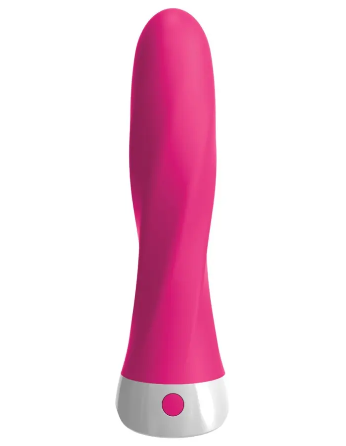 Threesome Wall Banger Deluxe Silicone Vibrator - Pink