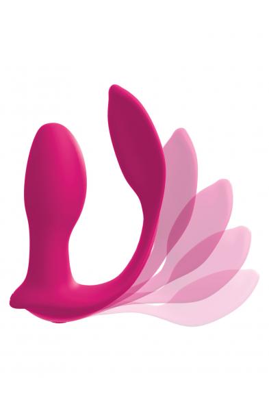 Threesome Double Ecstacy Silicone Vibrator - Pink