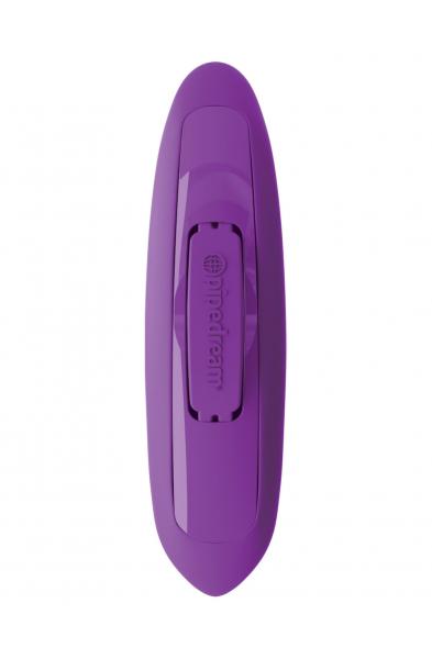 Threesome Rock n' Ride Silicone Vibrator - Purple