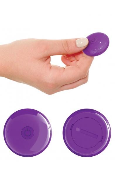 Threesome Rock n' Ride Silicone Vibrator - Purple