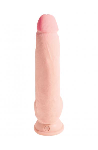 King Cock Plus Triple Density 10 Inch Cock With Balls - Flesh